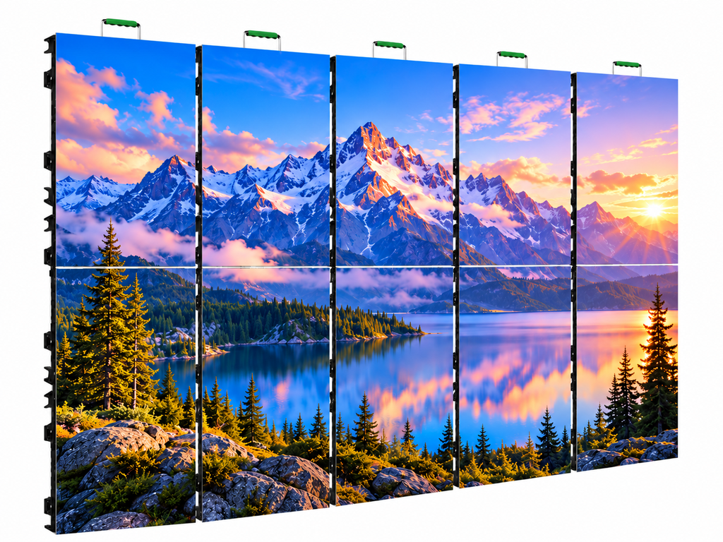 Mur vidéo LED panoramique alpin.webp