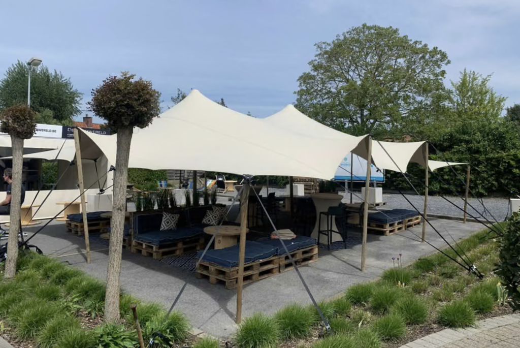 Tente stretch nomade   - 10 x 15 m 