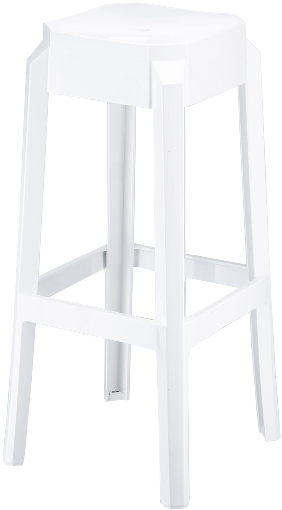 TABOURET DE BAR FOX Blanc