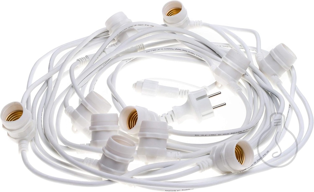 Waterproof Light Garland Indoor/Outdoor White 12.5 m