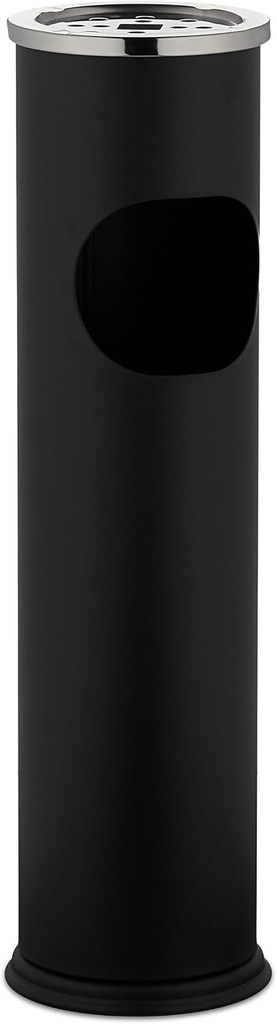 Cendrier/poubelle noir 56cm
