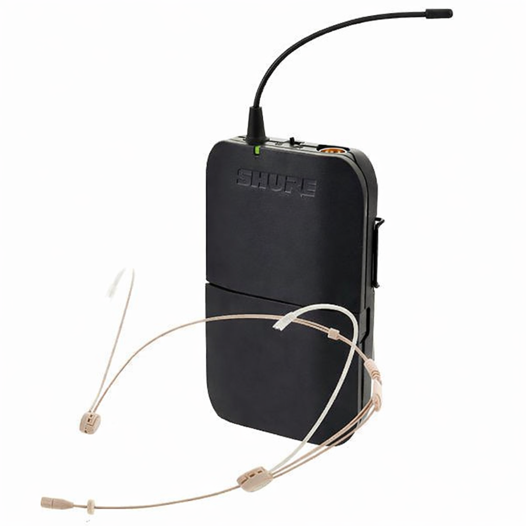 Shure émetteur de poche avec micro tête