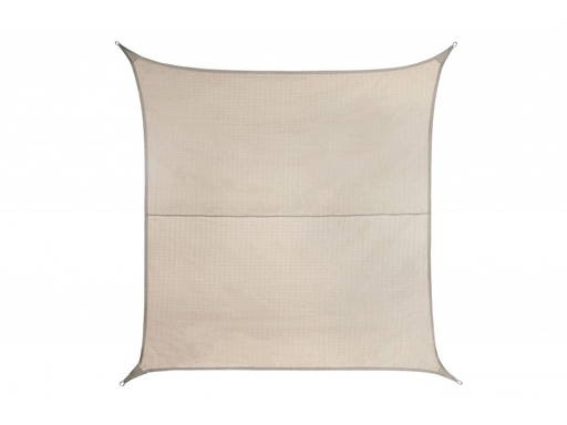 Toile d'ombrage - carré - 3 x 3 m desert sand