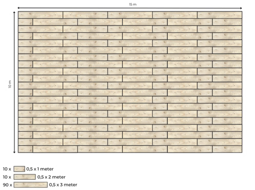 Pavimento Completo 10 x 15 m