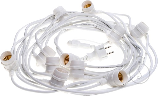 Ghirlanda Luminosa Impermeabile Interno/Esterno Bianca 12,5 m