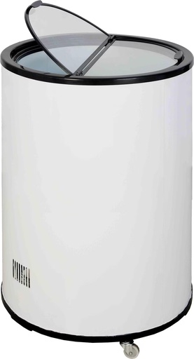 Runder Kühlschrank auf Rollen 43L