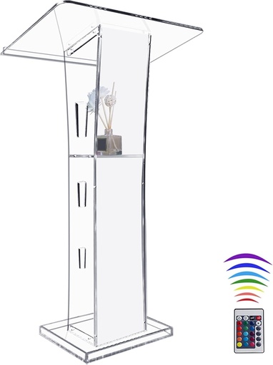 ATRIL acrílico transparente con iluminación LED