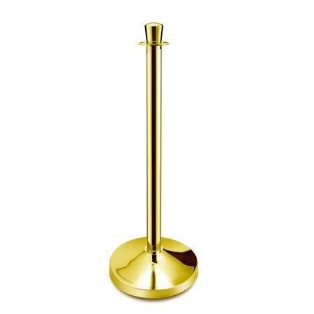 VIP‑Absperrpfosten in Gold