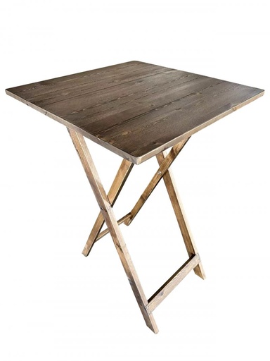 Mesa alta HERITAGE cuadrada