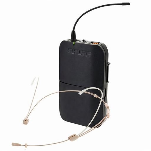 Shure émetteur de poche avec micro tête