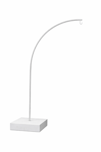Soporte blanco para suspensión de candelabro