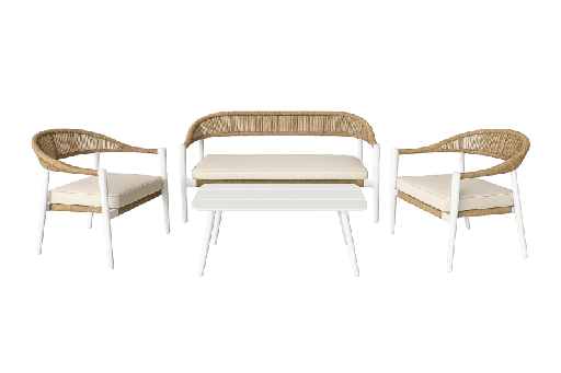 Roppy lounge set for indoor/outdoor use